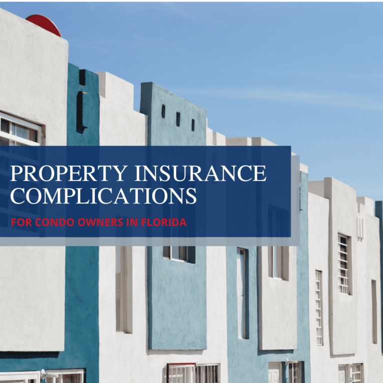 Florida Condo Owners May Face Insurance Complications