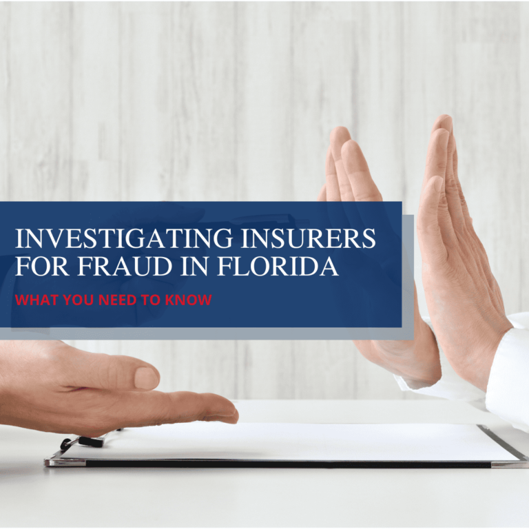 Multiple Florida Insurance Companies Investigated for Fraud